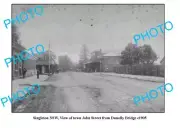 OLD 8x6 PHOTO SINGLETON NSW VIEW OF JOHN STREET FROM DUNOLLY BRIDGE c1905