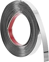 WHAMVOX Background Wall Border Tape Self Adhesive Stainless Steel Molding Quick Install Protects Walls Versatile Decor