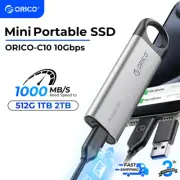 ORICO 1TB External SSD 10Gbps Portable Solid State Drive Type-C USB 3.2 Gen 2