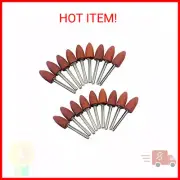 18Pcs Bullet Shape Abrasive Mounted Stone Grinding Tool for Dremel Rotary Tools