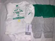 Nwt Carters Newborn “I Put The “she” In Shenanigans” Tutu St Pattys Day