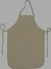 PORT AUTHORITY BEIGE APRON COOKING GRILLING CLEANING OSFA