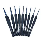 9pcs Ergonomic Soft Grip Comfy Crochet Hooks Crochet Hooks Knitting Needles Set