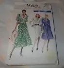 VINTAGE VOGUE PATTERN 7431 ~ MISSES DRESS ~ SIZES 12 - 14 - 16 *UNCUT