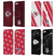 NFL KANSAS CITY CHIEFS ARTWORK LEATHER BOOK CASE FOR APPLE iPOD TOUCH MP3