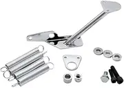 Generic Throttle Return Spring Kit with Dual Return Spring Set Carb Throttle Return Kit Chrome Carburetor Throttle Return Springs Kit for Holley 2300 2305 4150 4160