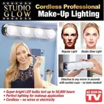 丸子精選STUDIO GLOW PORTABLE 4 LED BULBS SUPER BRIGHT COSMETIC M