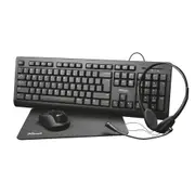 Trust Primo 4-in-1 Complete Home Office Set (Black)