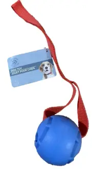 Ball Blue/Red Rope Dog Toy-Brand New-SHIPS N 24 HOURS