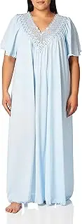 [Shadowline] Women's Plus Size Beloved 53 inch Flutter Sleeve Long Gown