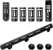 YMLOVE Black Plastic Aquarium Heater Guard Protector,Detachable Fish Tank Heater Protective Case Cover with Suction Cups for Fish Turtles Frogs Water Tank