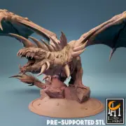 YOUNG CRYSTAL DRAGON - D&D KOW Role Playing War Gaming Proxy Lord of the Print