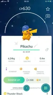 Pokemon Shiny Pikachu With TCG Hat Registered Or 30 Days Trade