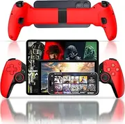 Joso Phone Controller for iPhone/iPad/Android/PC, D9 Game Controller for Switch/PS with Programmable Back Buttons/Hall Joysticks/Hall Trigger, iOS Android Controller Support Cloud Gaming/Remote Play