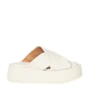 chunky platform sandals 39.5 White