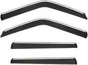 Window Visor Wind 4Pcs for JAC Ruiling Pickup 2009+ Car Window Visor Awning Shelters Windshield Side Window Rain Sun Shade