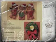 The Creative Circle Kit 2329 Fancy-felt Wreath -OOP