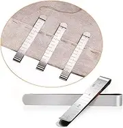 Sewing Clip Set with 20 Stainless Steel Hem Clips, 3 Inch Ruler, Quilting Accessories for Wonder Clips, Plug-in and Marking Accessories, Marker Clips for Sewing Projects