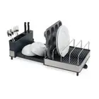 Joseph Joseph Extend Max Stainless Steel Dish Rack Storage Expandable 67cm SLV