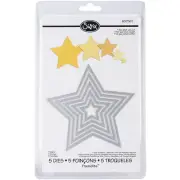 Sizzix Framelits Dies 5/Pkg-Stars 657567