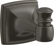 KOHLER Robe Hook, Bath Robe Hook, Grand Collection, Oil Rubber Bronze, K-26540-2