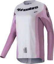 Alpinestars Stella Techstar Melt Ladies Motocross Jersey, grey-pink, Size XL for Women Grey Pink