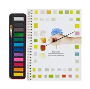 Watercolor Workbooks,Beginner-Friendly Watercolor Painting Kit with Paint&#65292