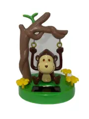 Dancing Animal Home Birthday Swinging Monkey Toy Solar Powered Car Ornament Gift