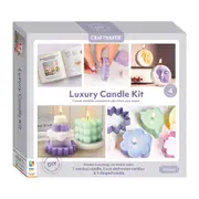 Craft Maker Kids Creative Craft Luxury Candles Kit w/Moulds/Wicks/Micaa Powder