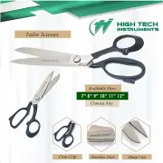 7" - 12" Stainless Steel Heavy Duty Upholstery Carpet Shears Tailor Scissors NEW