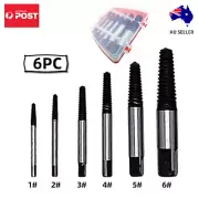 6 PCs Damaged Screw & Bolt Extractor Set – Easy Out Broken Screw Remover Kit