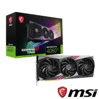 在飛比找Yahoo奇摩購物中心優惠-微星 RTX 4060 Ti GAMING X TRIO 8