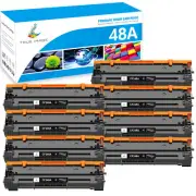 8PK Black CF248A 48A Toner for HP LaserJet Pro M16a M16w MFP M28a M29w M29a