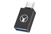 Bonelk USB-C Male To Female USB-A 3.0 5Gbps Adapter For Laptop Desktop Black