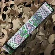 NEW KM Paintball Universal Mask Goggle Strap - Limited Edition Lime Knuckles