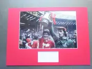 LIVERPOOL & ENGLAND LEGEND RAY CLEMENCE SIGNED A3 MOUNTED PHOTO DISPLAY - COA
