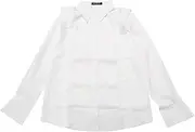[Allegra K] Women Long Sleeve Button Down Shirts Casual Chiffon Blouses Collared Work Tops 2025