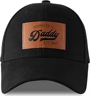 [Lightbird] Promoted to Daddy 2025 Hat, Funny New Dad Gifts for Fathers Day, New Dad Family First Time Baseball Cap