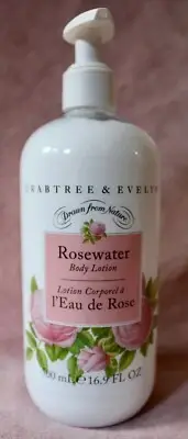 Crabtree & Evelyn Rosewater Body Lotion 16.9 oz