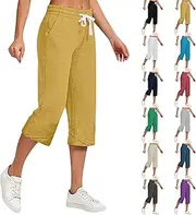 [Generic] Women's Pajamas Autumn and Winter Long Sleeve Pajama Pants Home Suit Can Be Worn Outside Women Short Dress Pants