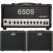 Peavey 6505 MH 20-Watt Mini Tube Guitar Amp Head w/ 112-6 1x12" Cabs (Pair)