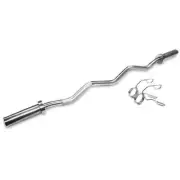 NNEDSZ Olympic Curl Bar with Spring Collar