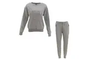 FIL Women's Tracksuit 2pc Set Loungewear Embroidered - Amour/Light Grey [Size: 10]