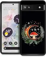 [Goodsprout] Compatible with Google Pixel 7A Case,Leafy Moon Mushroom Amazing Pattern Design Shockproof Anti-Scratch Hard PC Back Case for Google Pixel 7A