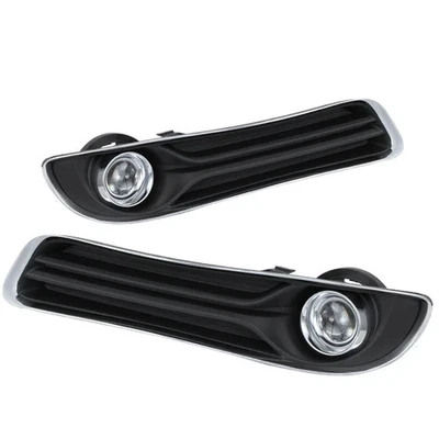 For Chrysler 300 2011-2014 Fog Lights W/Universal Switch Clear Won't Fit SRT-8 (for: Chrysler)