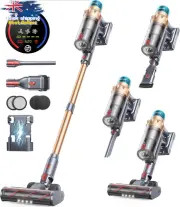 Cordless Vacuum 45KPa 550W 60min Runtime Touchscreen Pet Hair