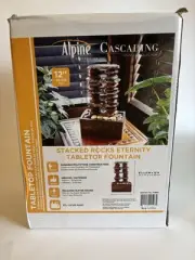 Alpine, Cascading, Stacked Rocks, Eternity Table, Top Fountain, Brand New