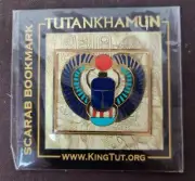Tutankhamun and the Golden Age of the Pharaohs Tour Scarab BookMark Souvenir