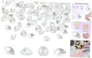 2000PCS Acrylic Ice Rocks - 10mm/0.39Inch Fake Diamonds for 10MM-2000PCS Clear