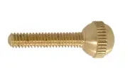 B&P Lamp 8/32 Brass Ball-Head Thumb Screws, 1/2" Thread Length